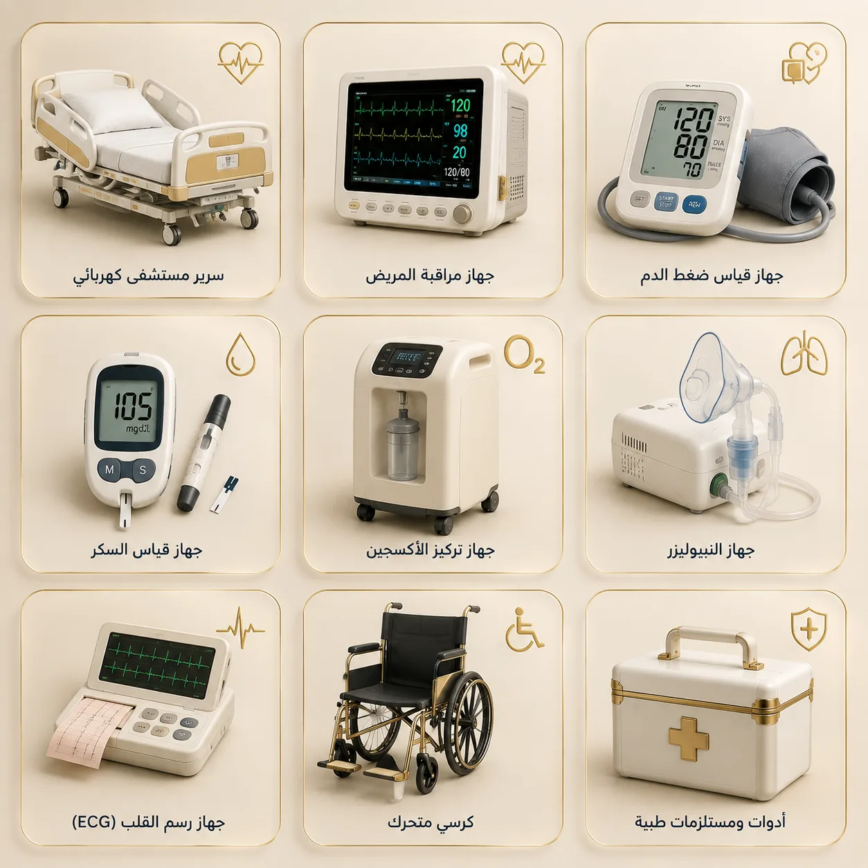 المستلزمات الطبية
